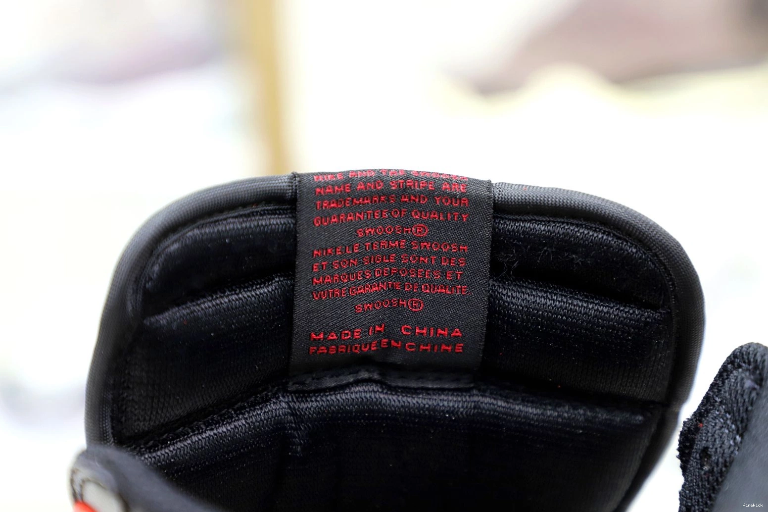'BRED RETRO AIR HIGH JORDAN TOE' OG 1 0816